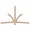 Ekena Millwork Davenport Smooth Timber Gable Bracket, Douglas Fir, 108"W x 68"H x 3 1/2"D x 5 1/2"F, 15/12 Pitch GBW108X68X0406DAV00SDF - alternate 1
